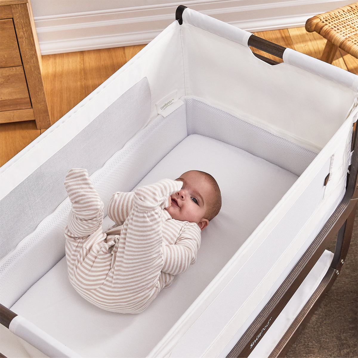Snüz SnuzPod⁴ Bedside Crib, The Natural Edit
