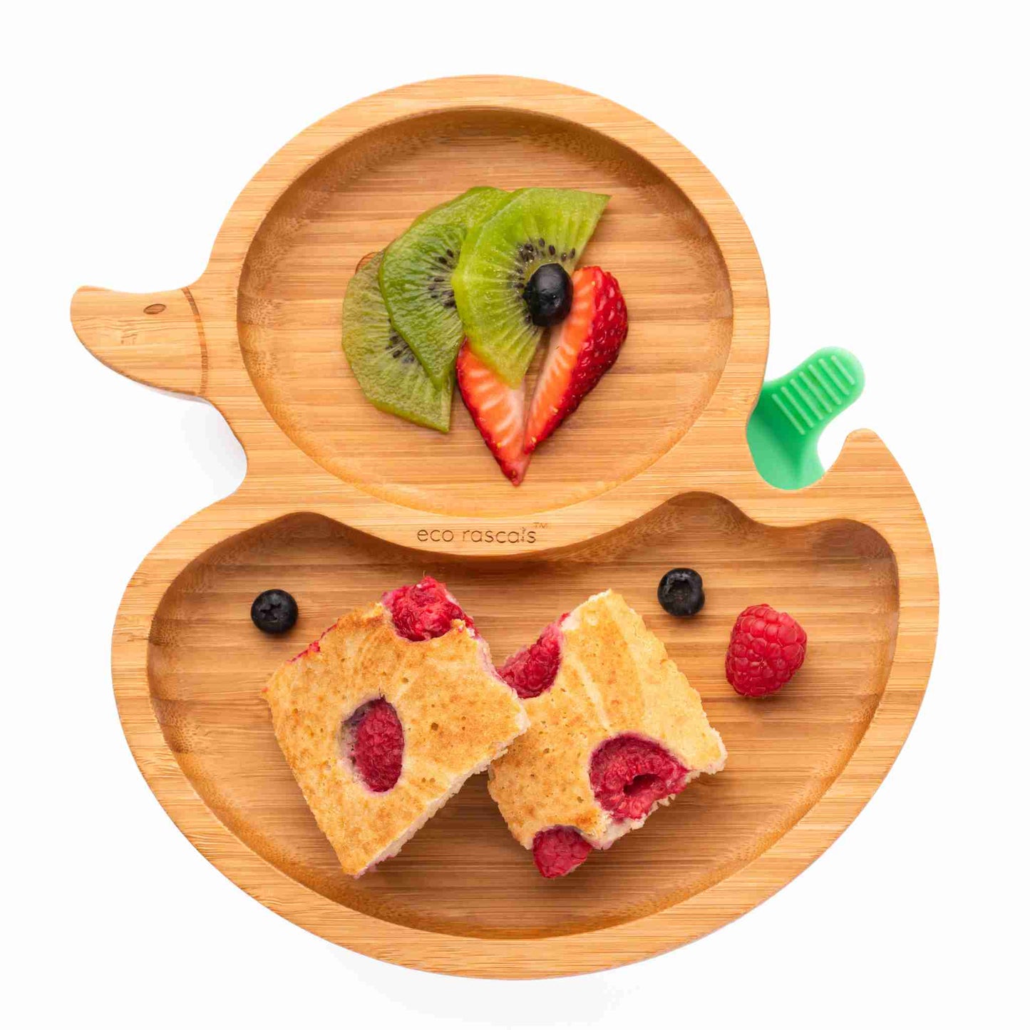 Eco Rascals Bamboo Duck Suction Plate