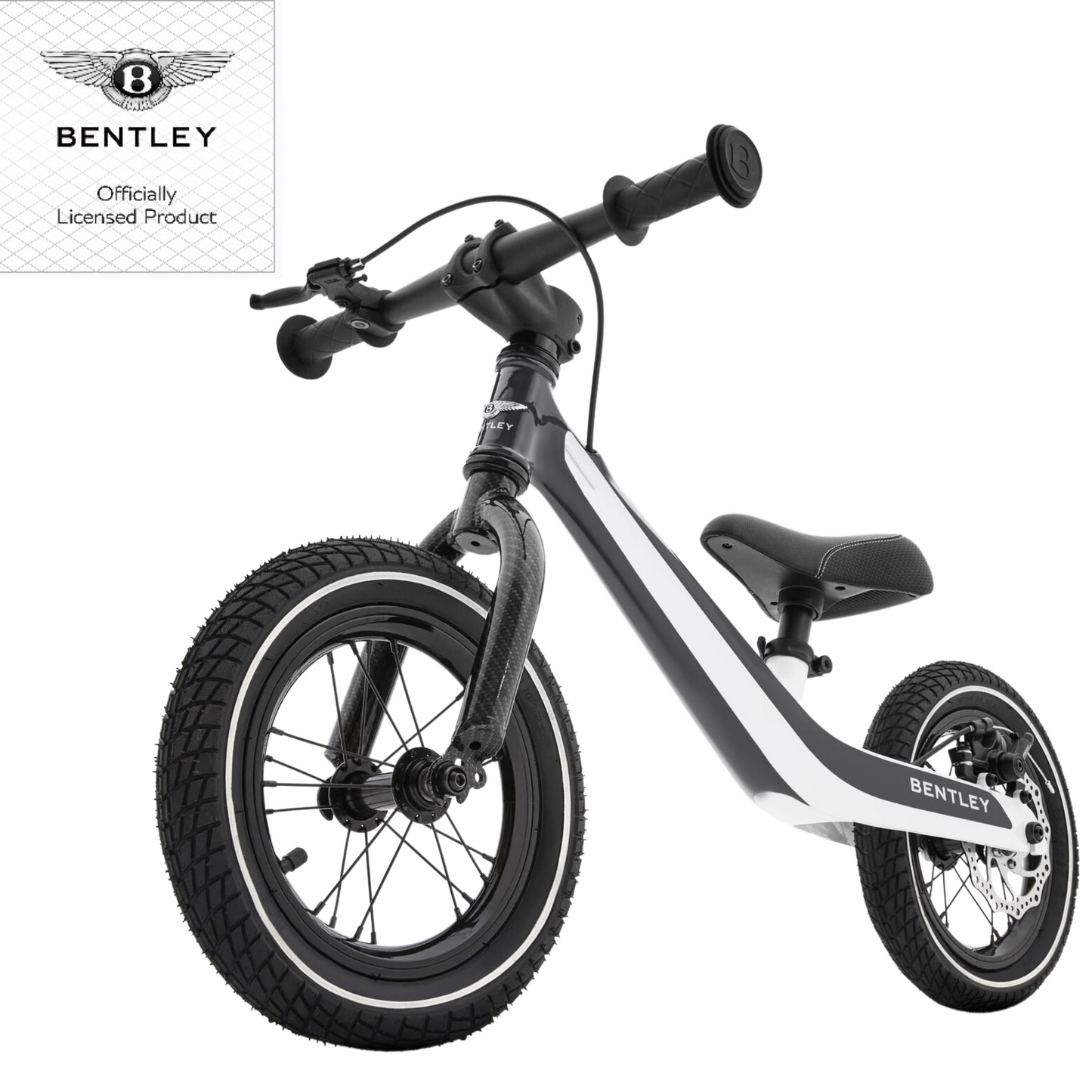 Bentley Balance Bike - Onyx Black / Glacier White