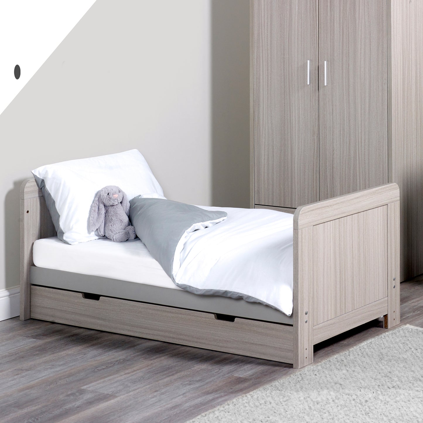 Ickle Bubba Pembrey Cot Bed with Under Drawer