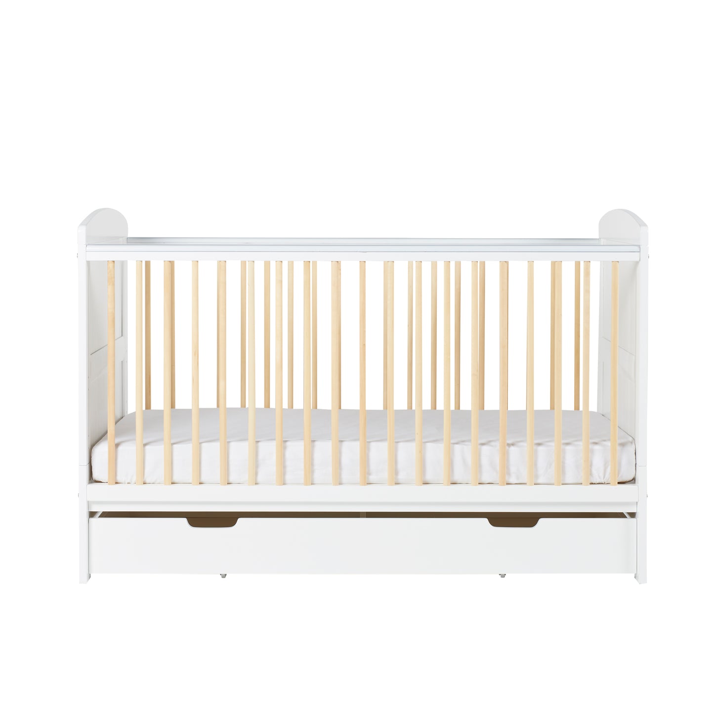 Ickle Bubba Coleby Scandi Cot Bed with Under Drawer