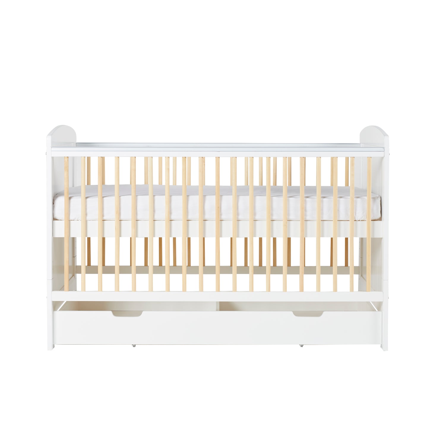 Ickle Bubba Coleby Scandi Cot Bed with Under Drawer