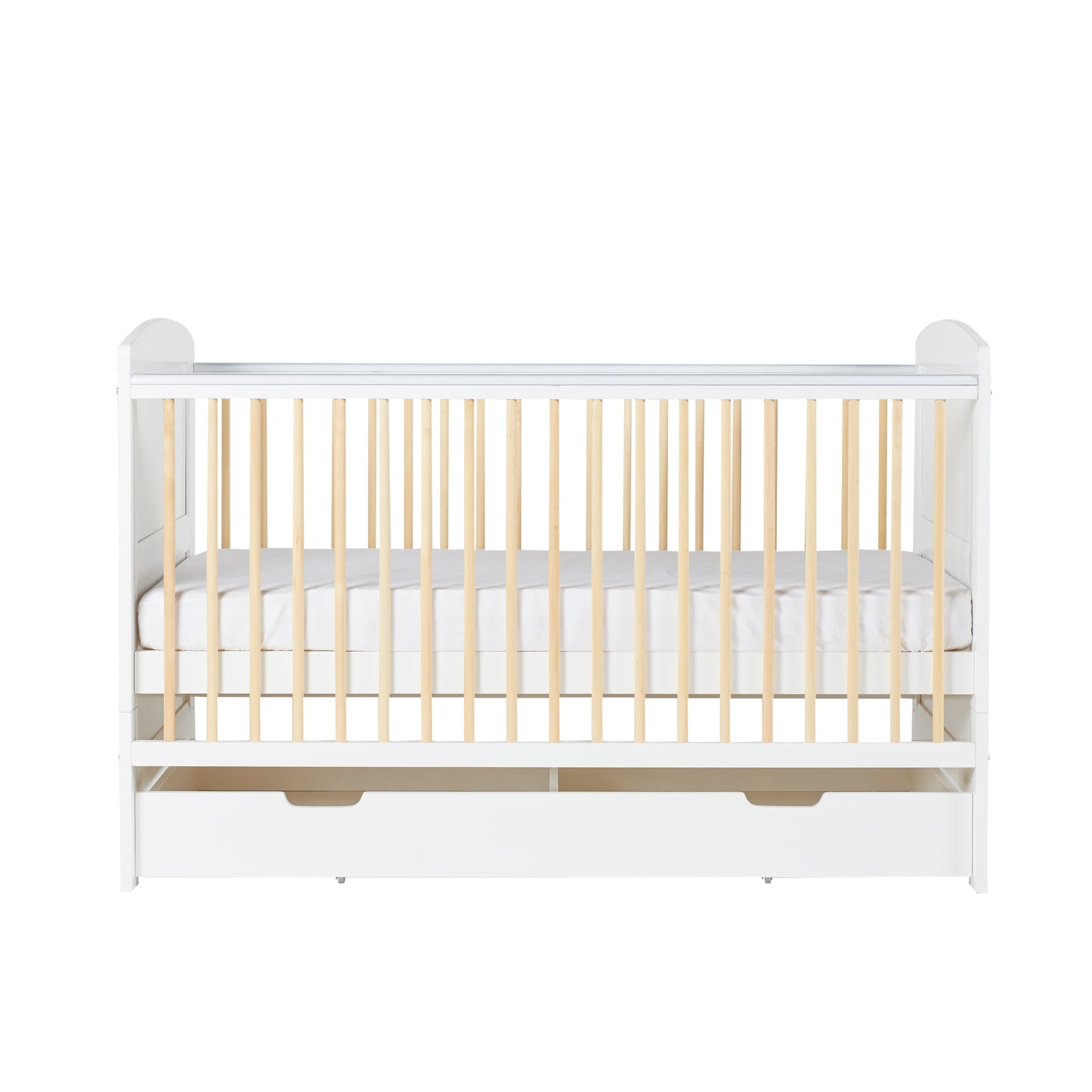 Ickle Bubba Coleby Scandi Cot Bed with Under Drawer
