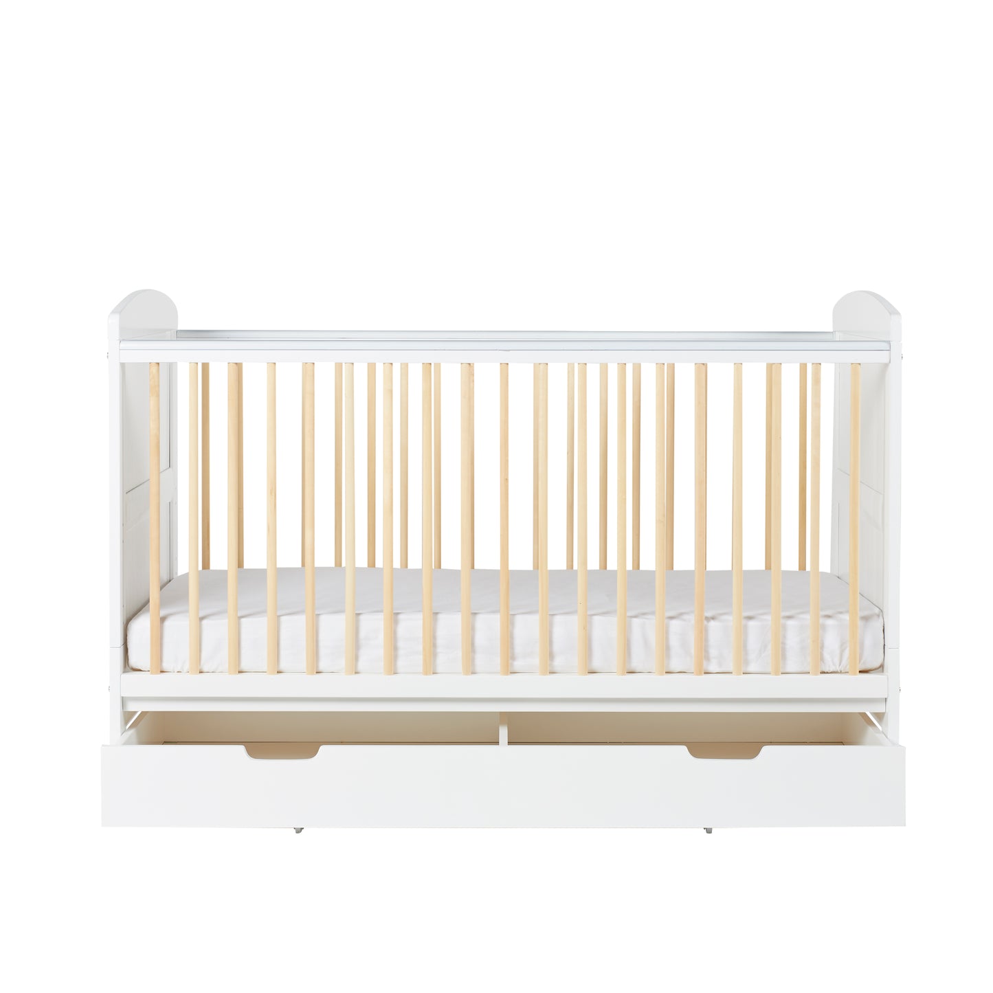Ickle Bubba Coleby Scandi Cot Bed with Under Drawer