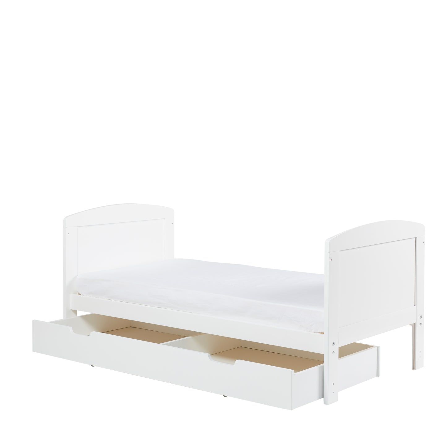 Ickle Bubba Coleby Scandi Cot Bed with Under Drawer