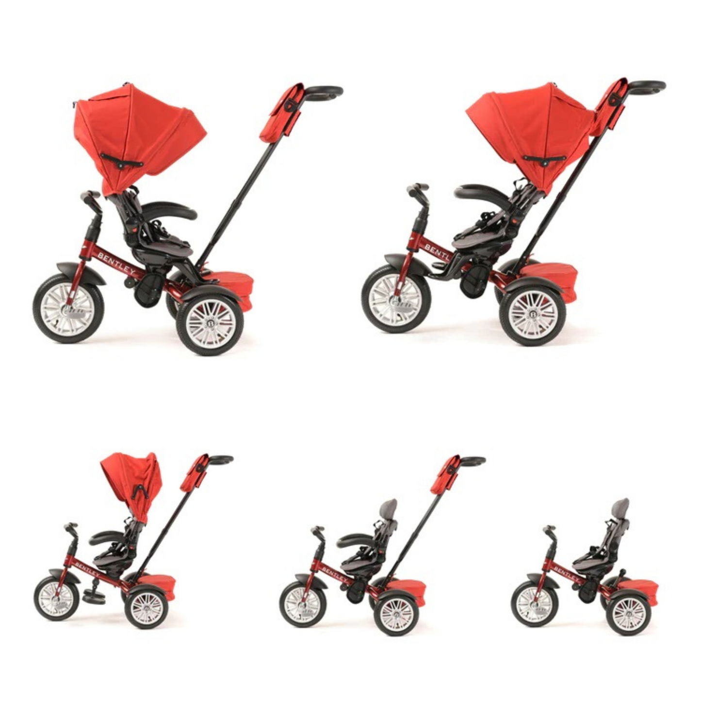 Bentley 6-in-1 Trike - Dragon Red