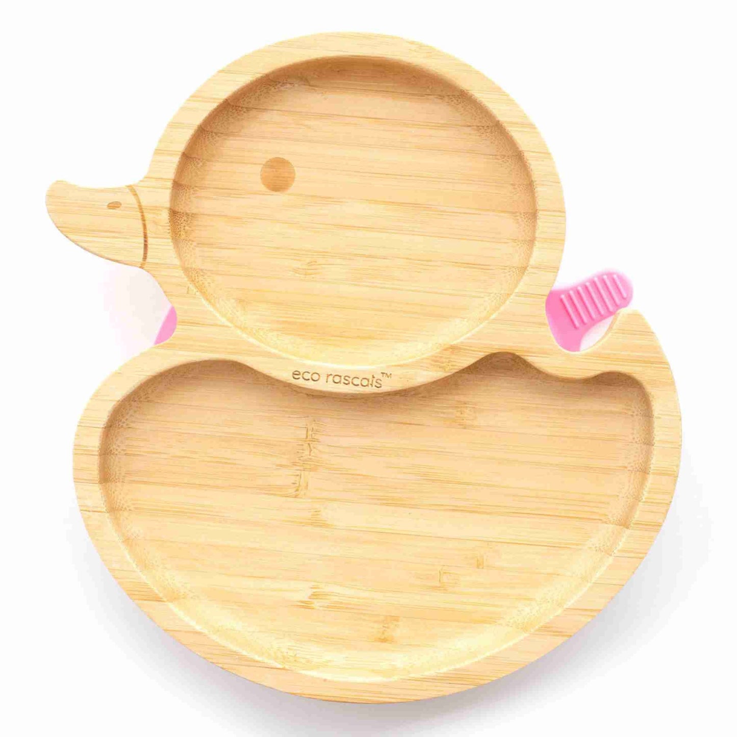 Eco Rascals Bamboo Duck Suction Plate