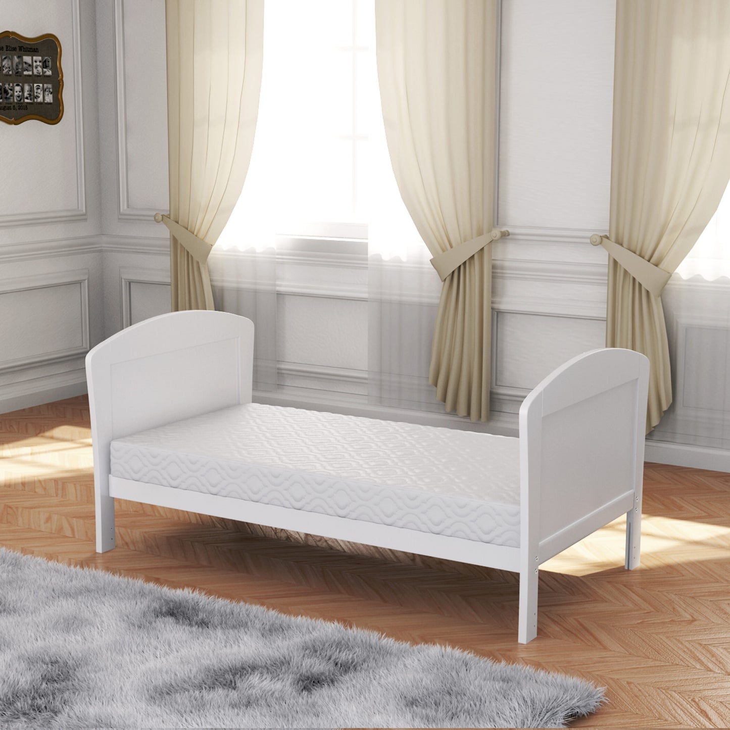 Babymore Aston Drop Side Cot Bed