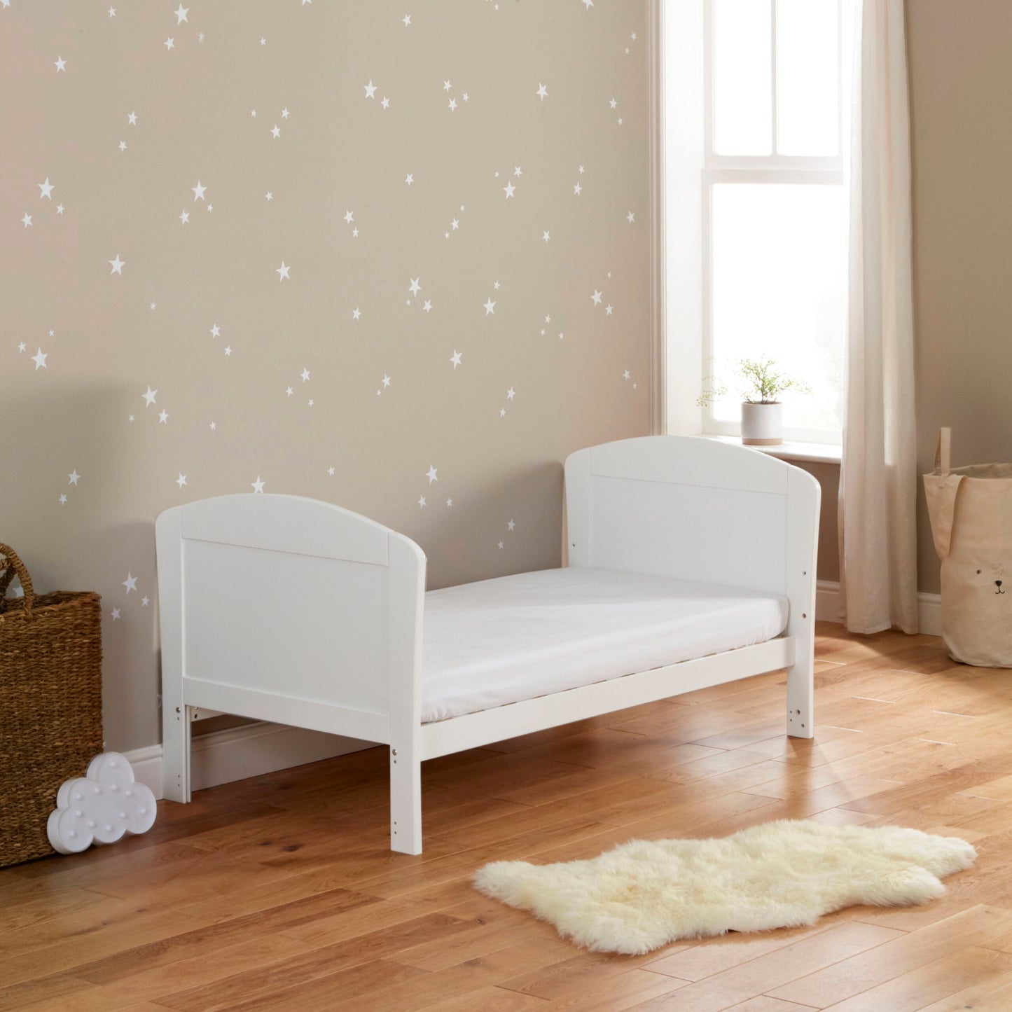 Babymore Aston Drop Side Cot Bed