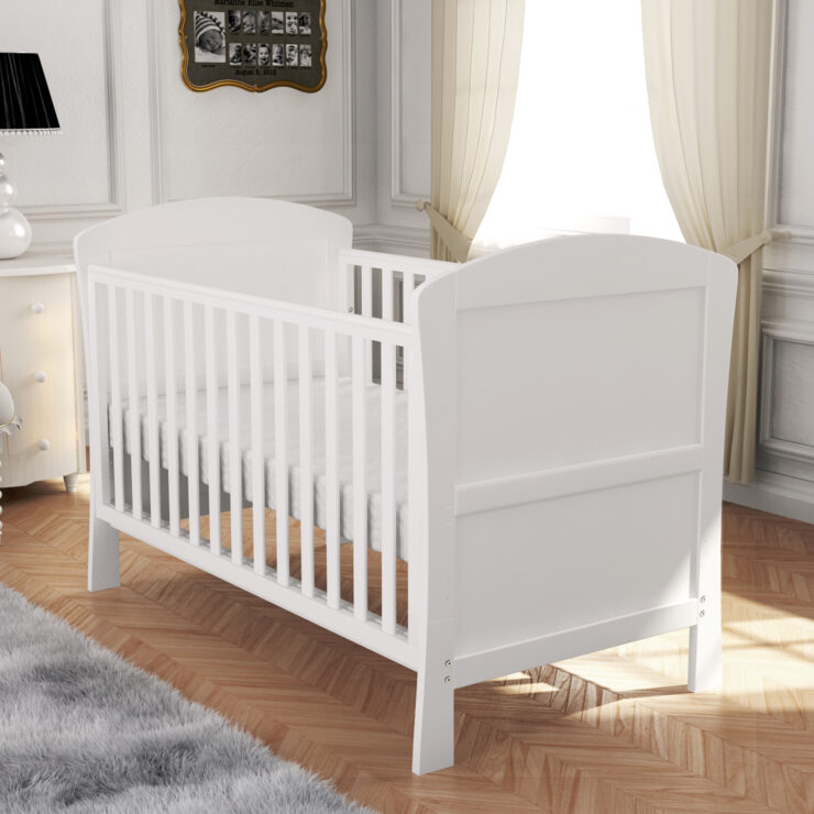 Babymore Aston Drop Side Cot Bed