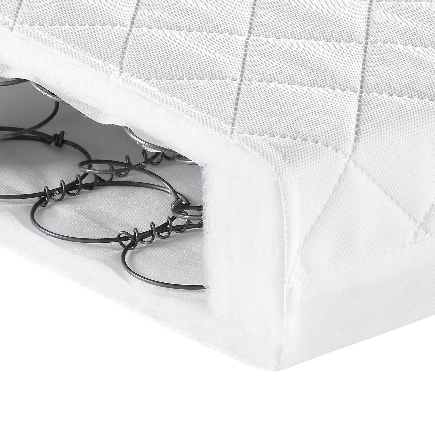 Babymore Deluxe Sprung Cot Bed Mattress - 140 x 70cm