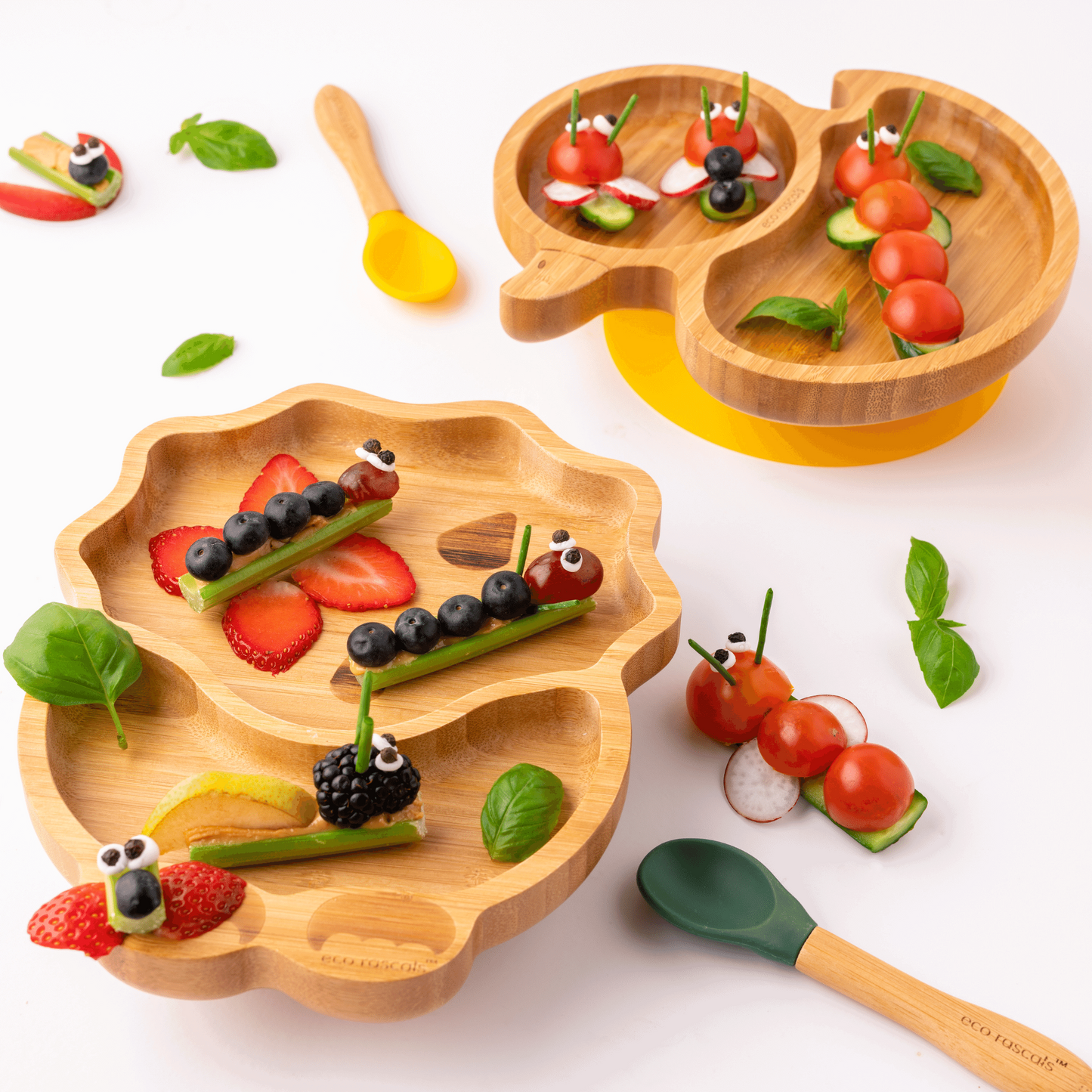 Eco Rascals Bamboo Duck Suction Plate