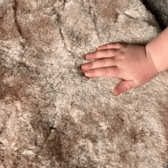 Naturally Sheepskins Baby Sheepskin Snuggler Shorn Pram liner