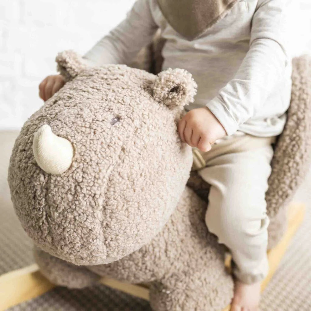 Nattou Teddy Rocker - Taupe Rhino