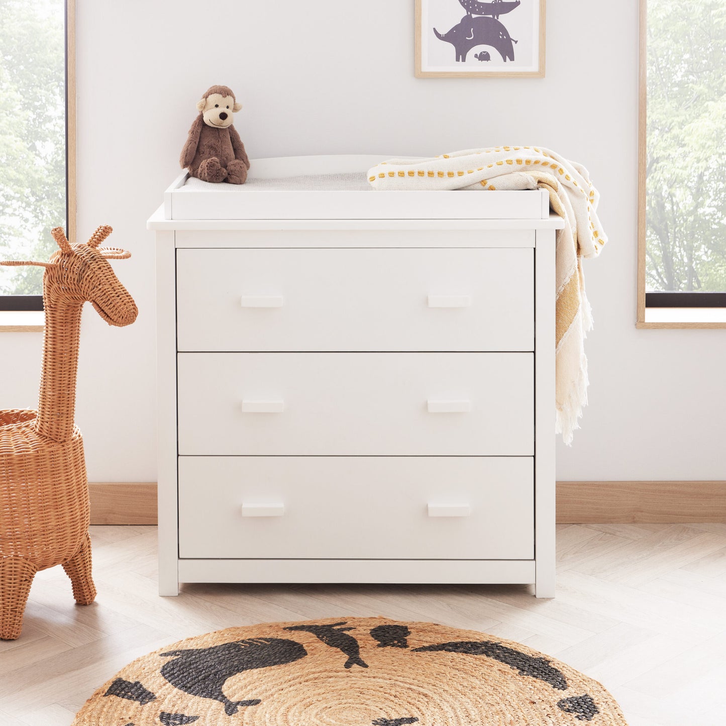 Babymore Velvet Deluxe Nursery Room Set