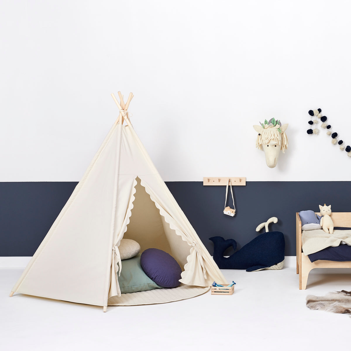 The Little Green Sheep Teepee Play Tent