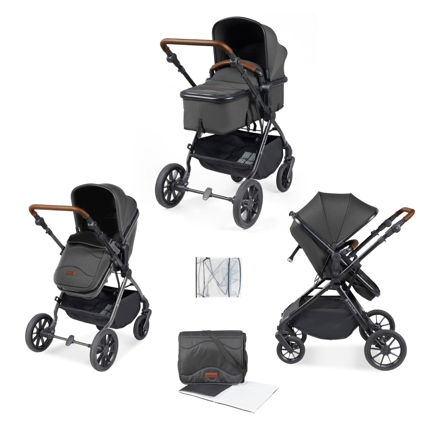 Ickle Bubba Cosmo All-in-One I-Size Travel System with Isofix Base