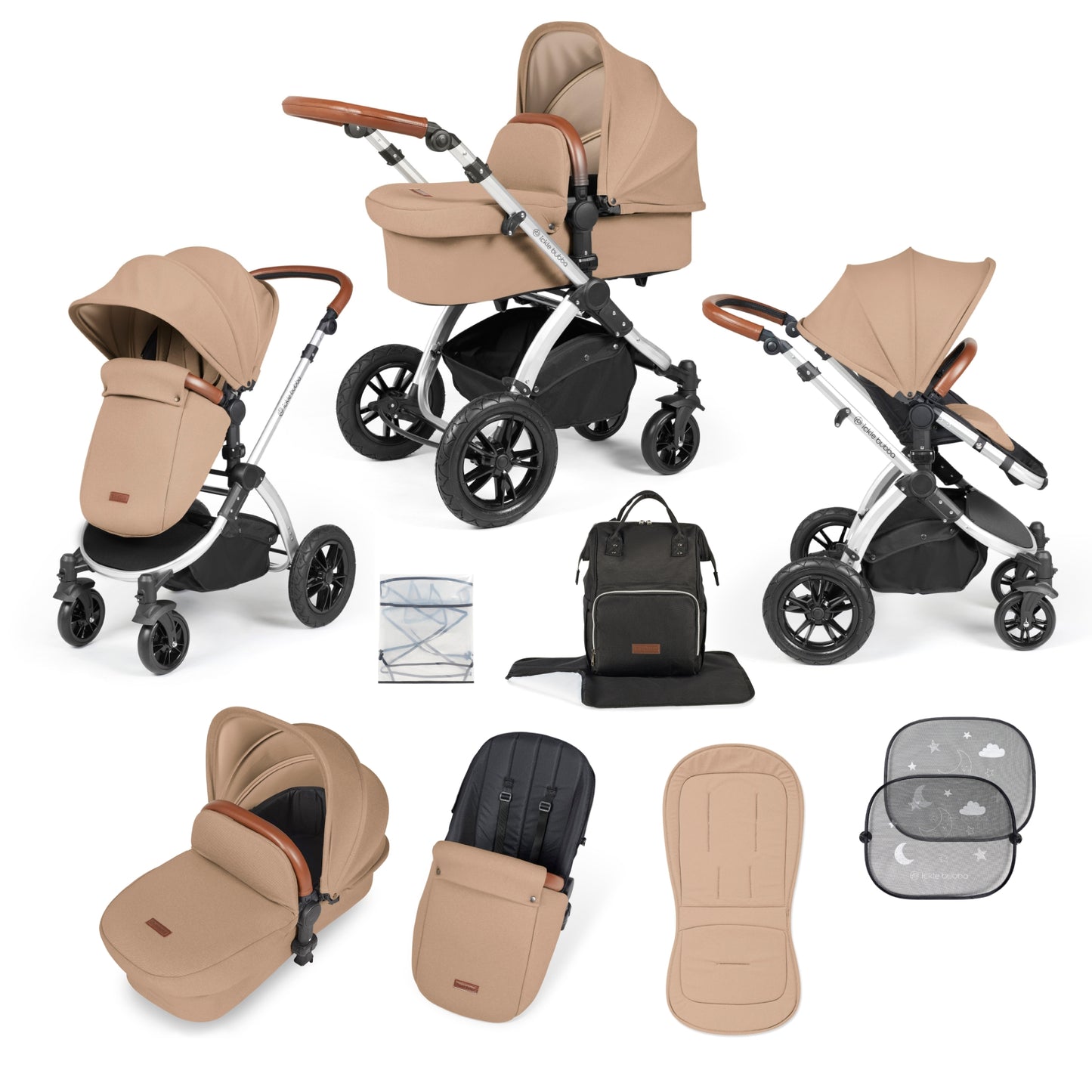 Ickle Bubba Stomp Luxe 2 in 1 Plus Pushchair & Carrycot