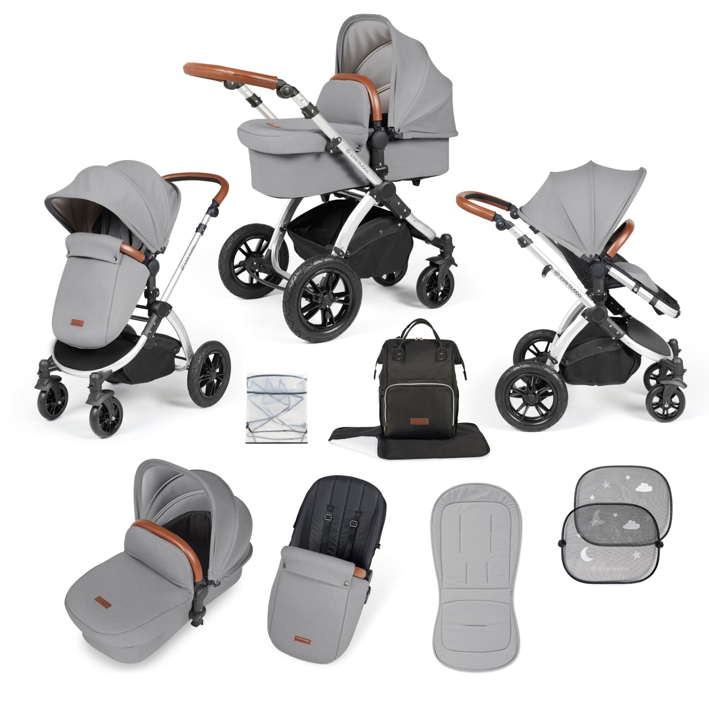 Ickle Bubba Stomp Luxe 2 in 1 Plus Pushchair & Carrycot