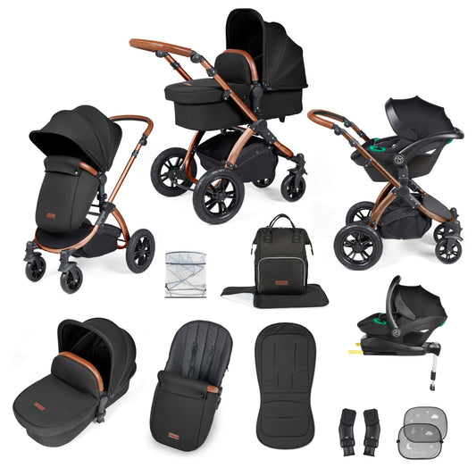 Ickle Bubba Stomp Luxe All-in-One Travel System with Isofix Base