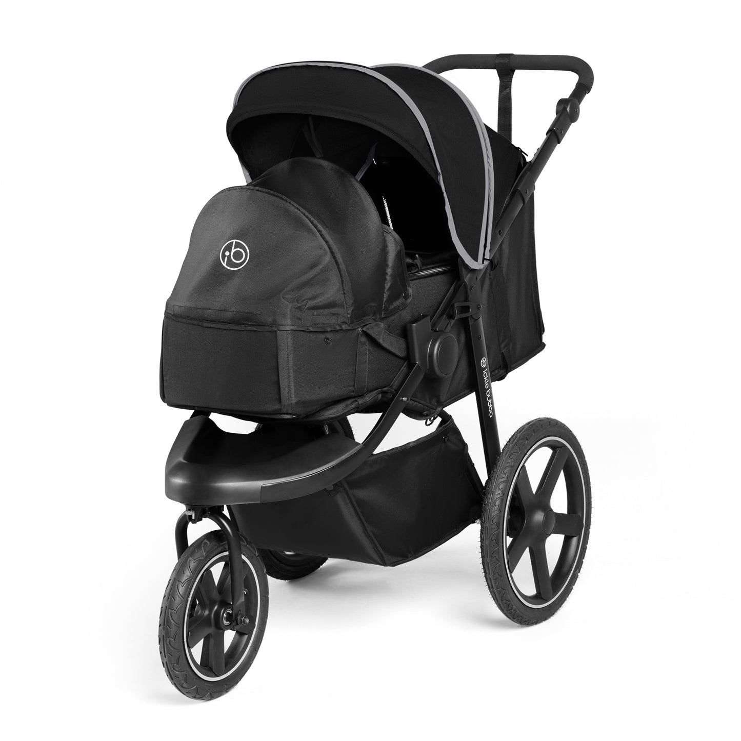 Ickle Bubba Venus Prime Jogger I-Size Travel System with Newborn Cocoon & Isofix Base