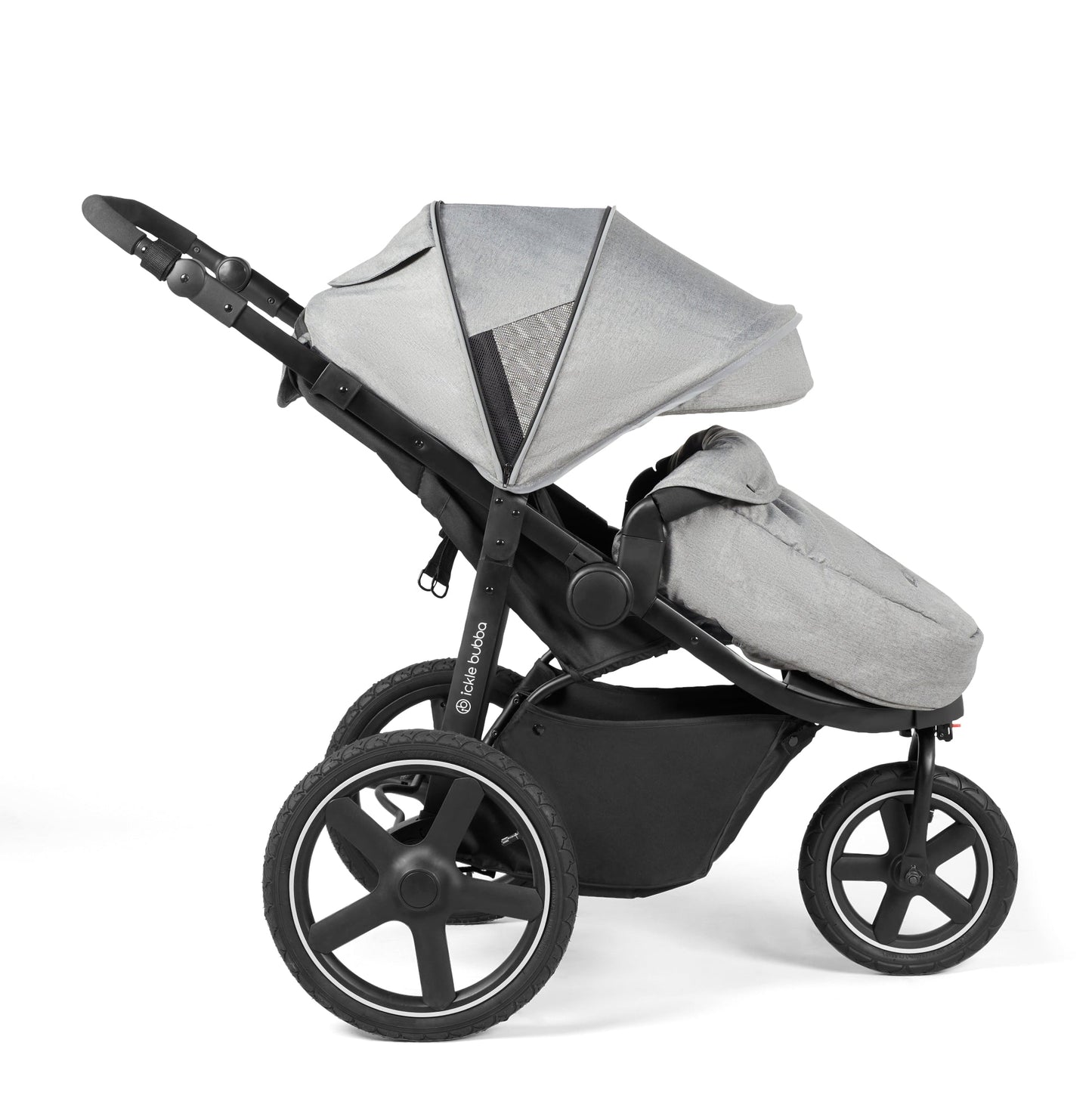 Ickle Bubba Venus Prime Jogger I-Size Travel System with Newborn Cocoon & Isofix Base