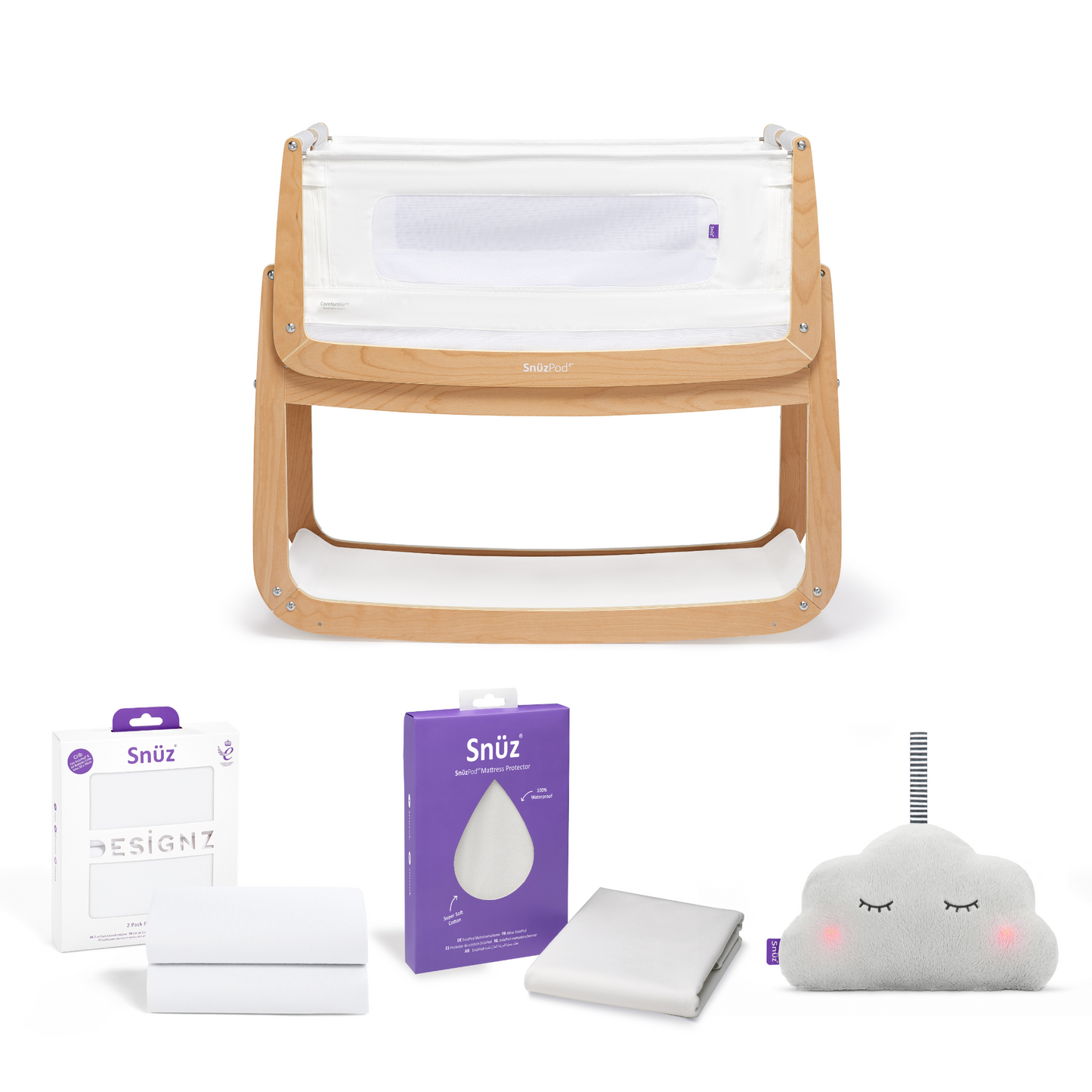 Snüz SnuzPod⁴ Bedside Crib Starter Bundle