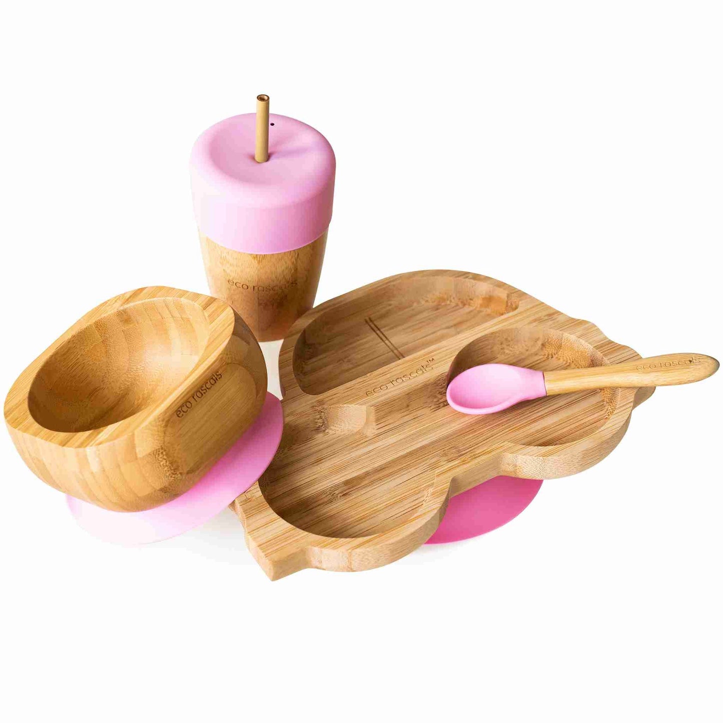 Eco Rascals Bamboo Car Plate Weaning Set