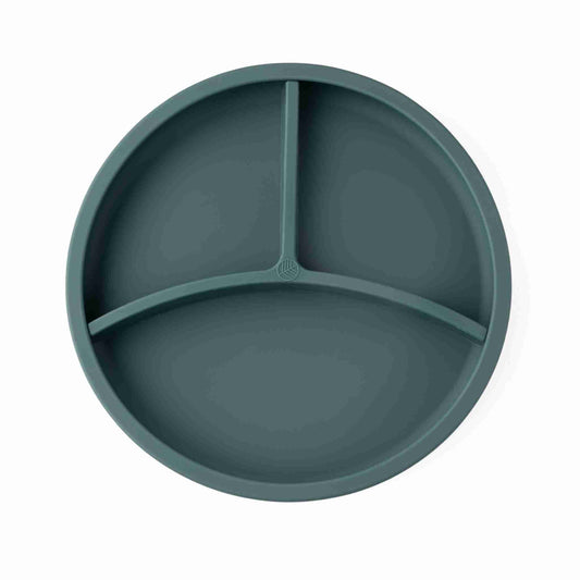 Eco Rascals Silicone Plate With Removable Divider - Teal