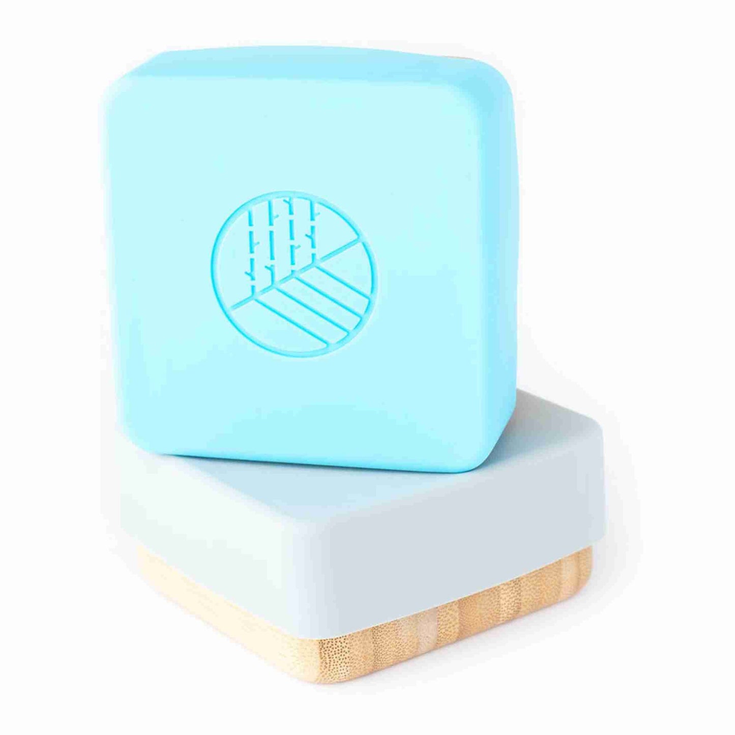 Eco Rascals Bamboo Snack Pots - Blue and Grey