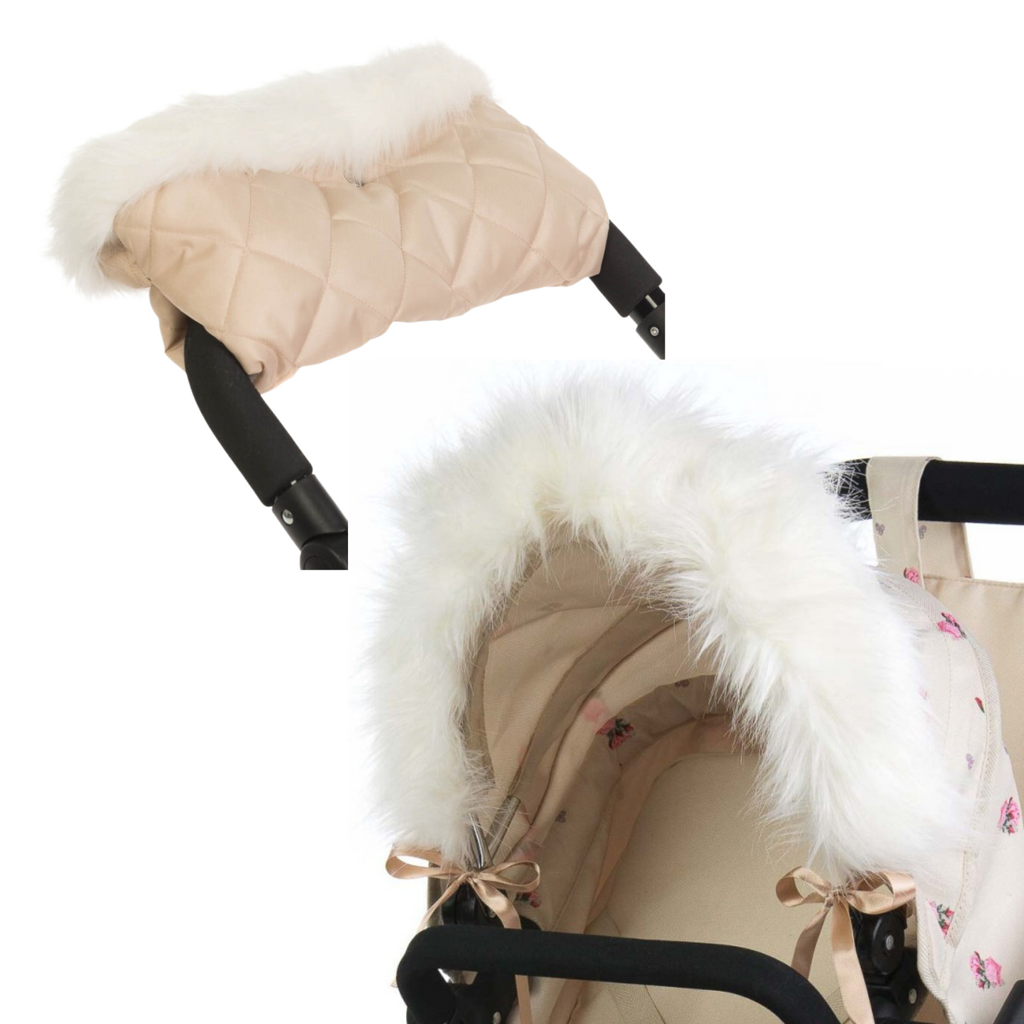 Roma Darcie Single Dolls Pram - Cream