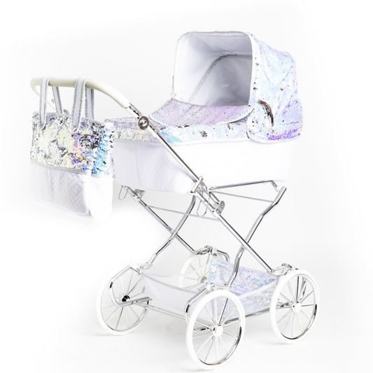 Roma Polly Reborn Dolls Pram - Mermaid