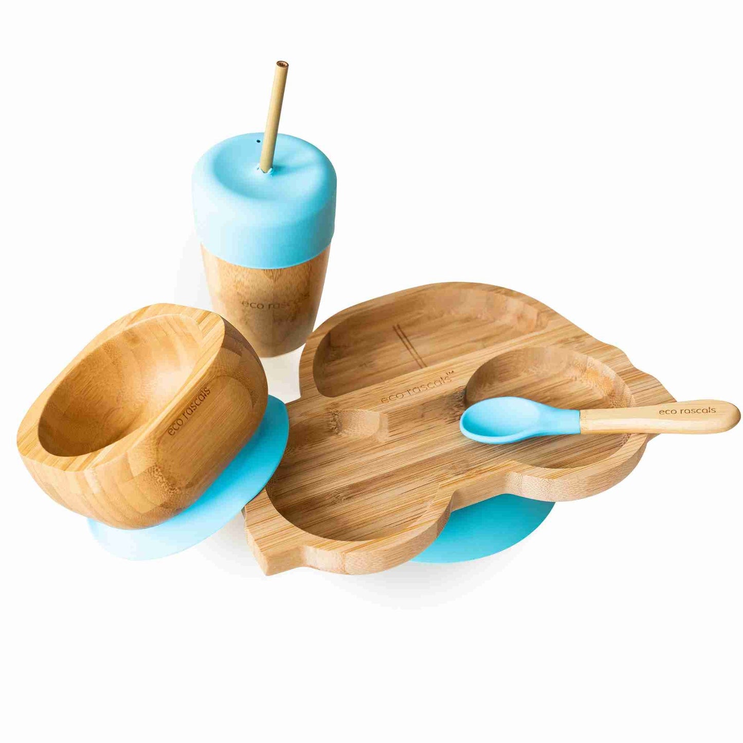 Eco Rascals Bamboo Car Plate Weaning Set