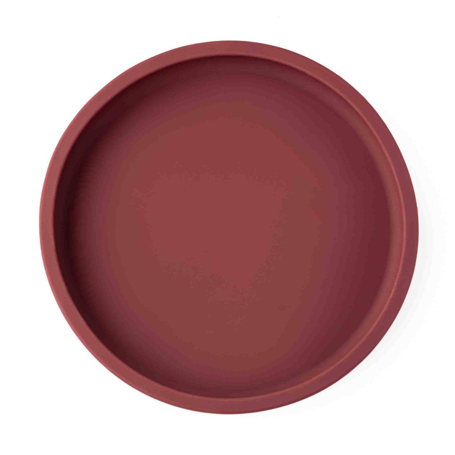 Eco Rascals Silicone Plate With Removable Divider - Burgundy