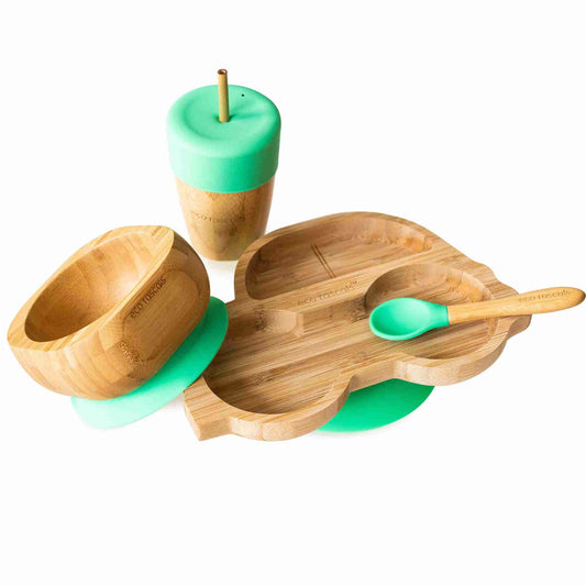 Eco Rascals Bamboo Car Plate Weaning Set