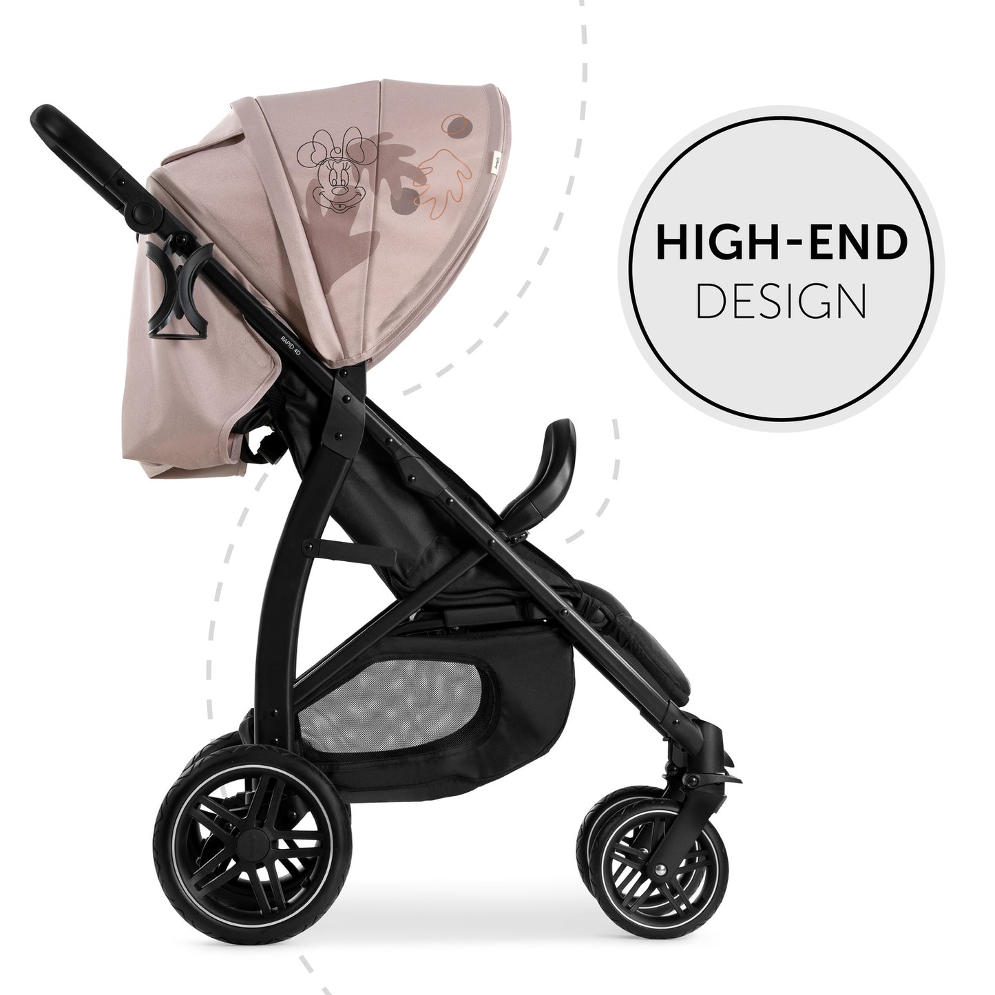 hauck Disney Rapid 4D Pushchair - Minnie Mouse Rose