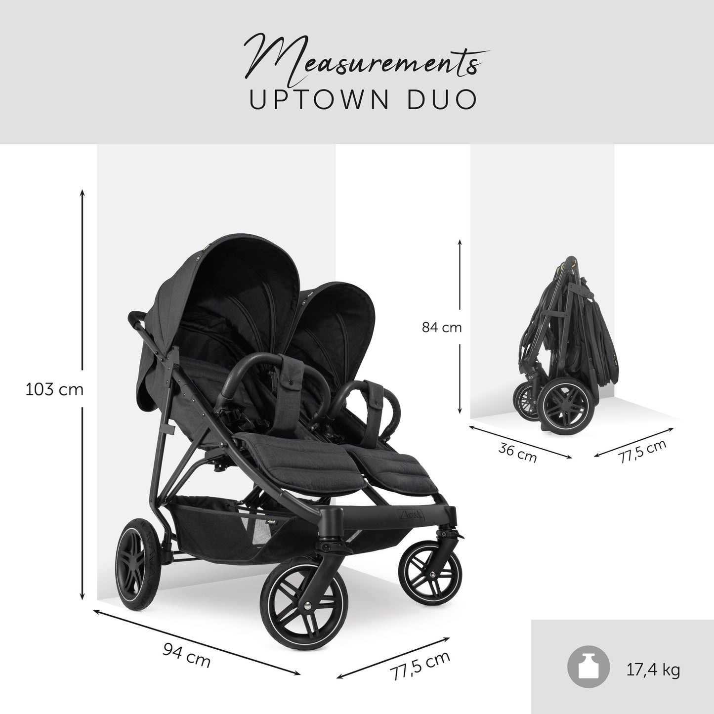 hauck Uptown Duo Twin Pushchair