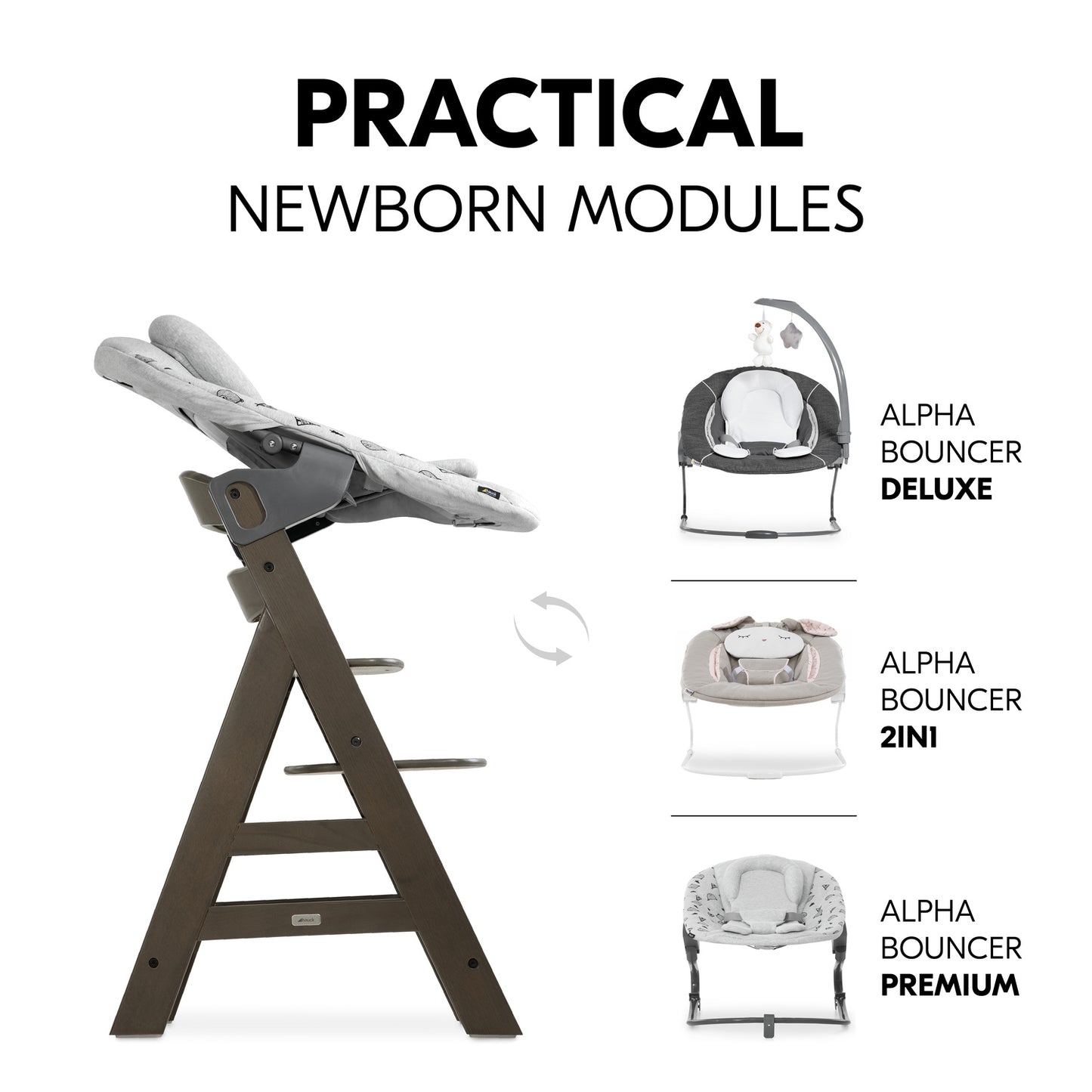 hauck Alpha+ Select Wooden Highchair