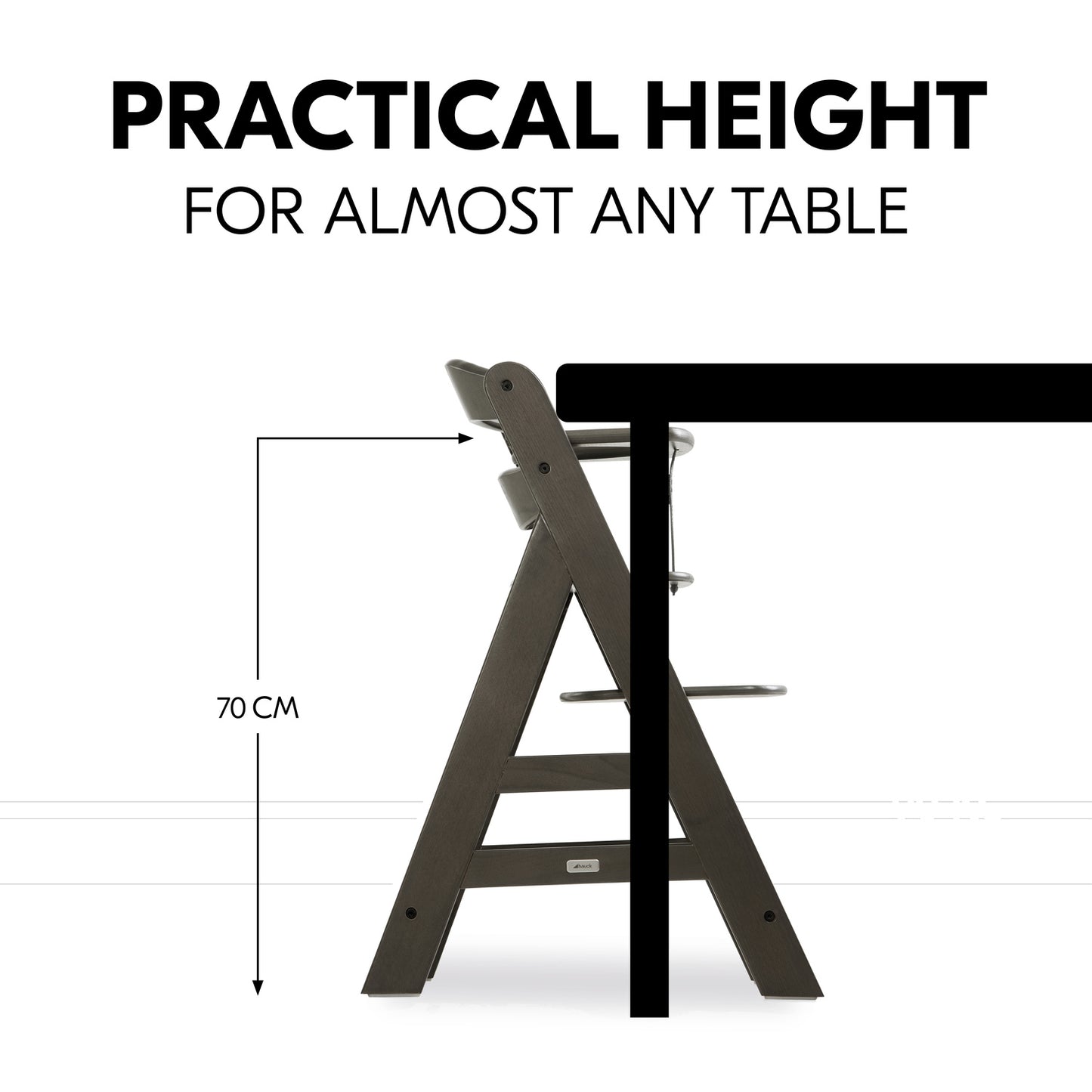 hauck Alpha+ Select Wooden Highchair