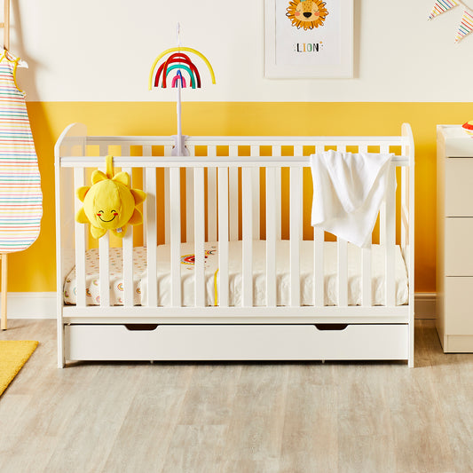 Ickle Bubba Coleby Classic Cot Bed with Under Drawer