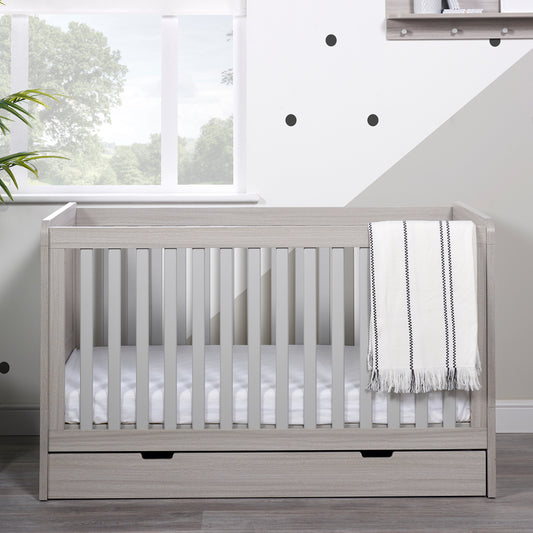 Ickle Bubba Pembrey Cot Bed with Under Drawer