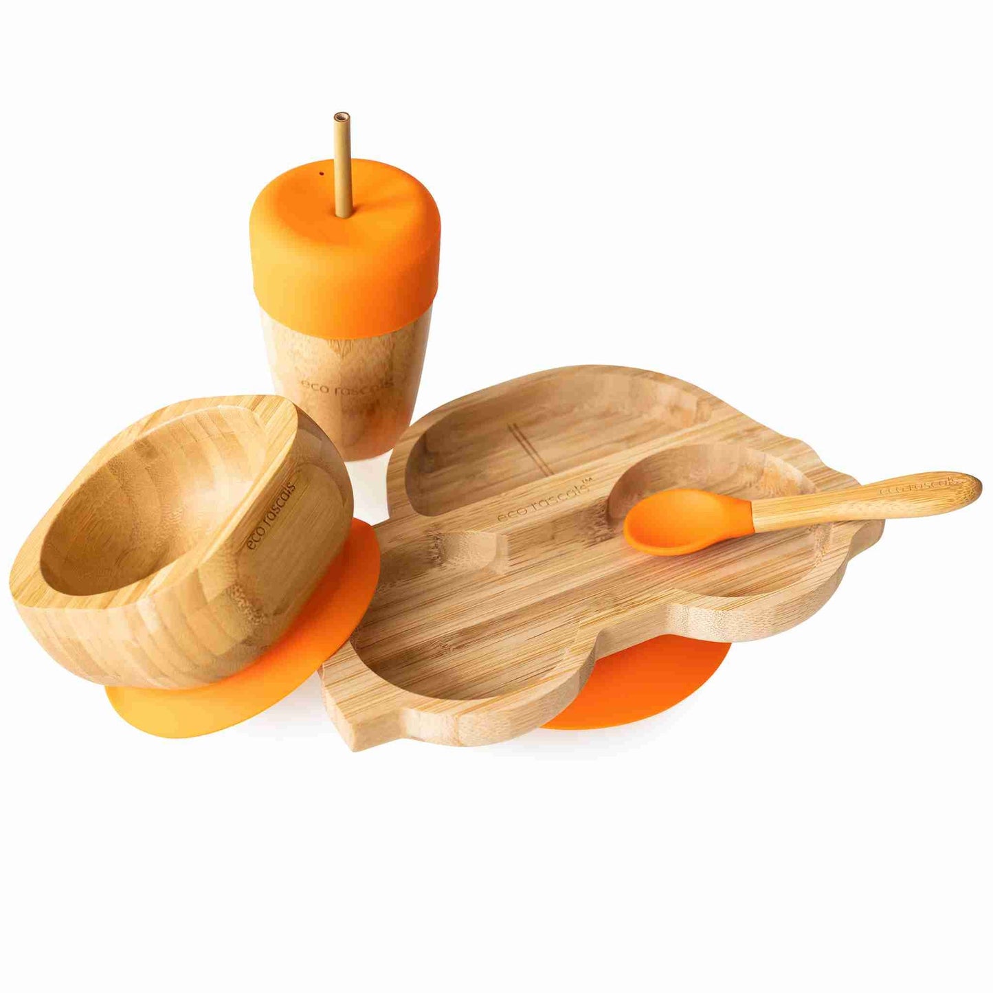 Eco Rascals Bamboo Car Plate Weaning Set