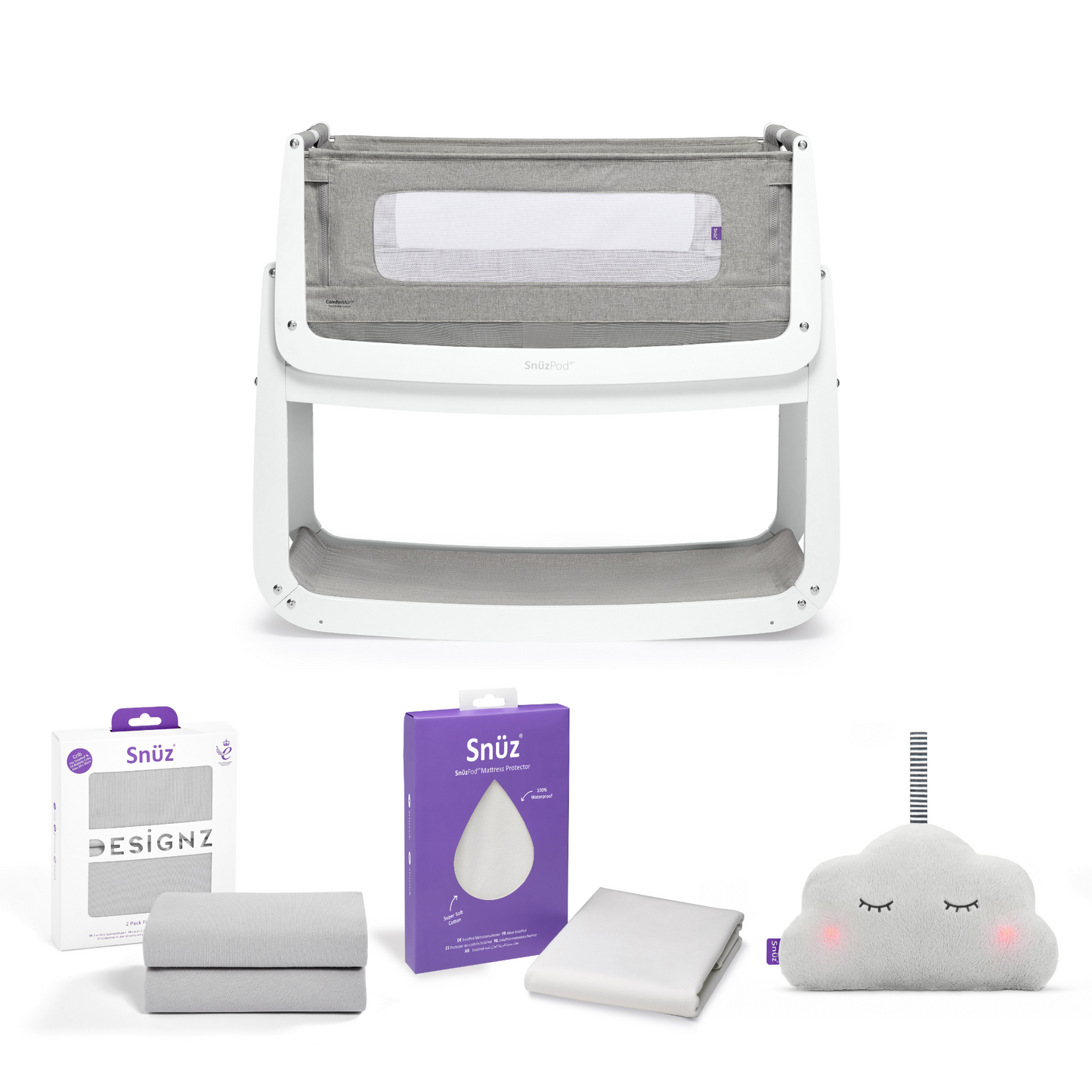 Snüz SnuzPod⁴ Bedside Crib Starter Bundle