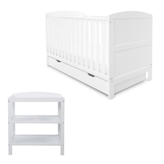 Ickle Bubba Coleby Classic Cot Bed Two Piece Furniture Set