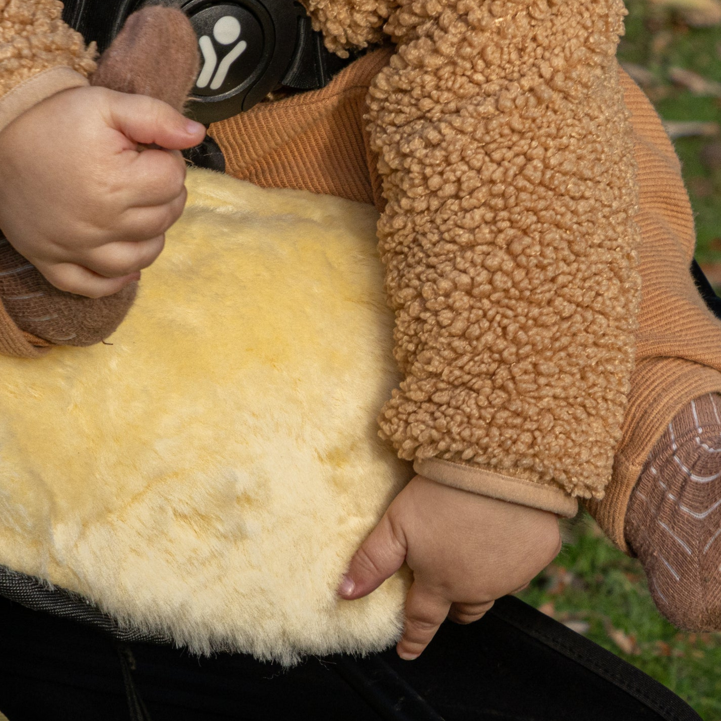 Naturally Sheepskins 'Original' Lambskin Pram / Stroller Liner