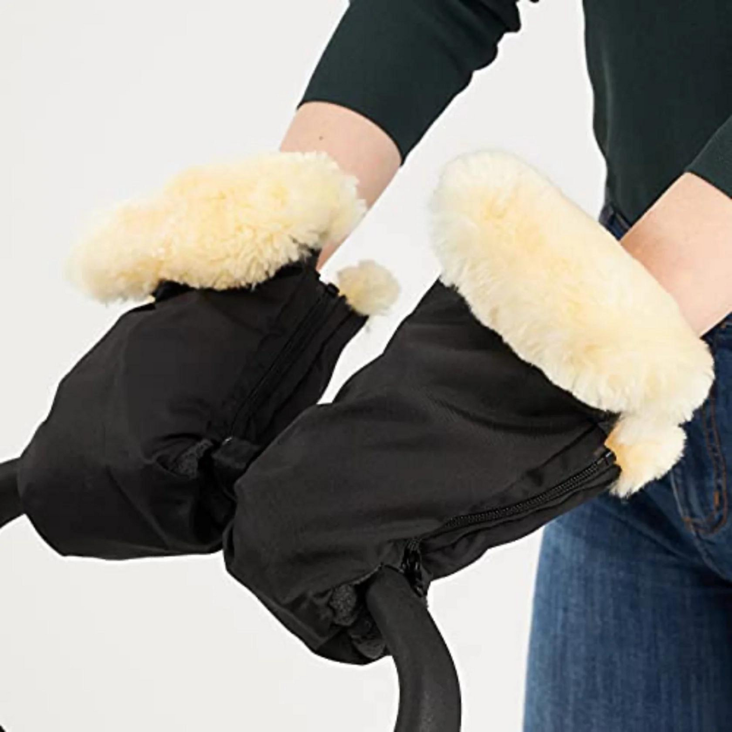 Naturally Sheepskins Deluxe Stroller Hand Mittens