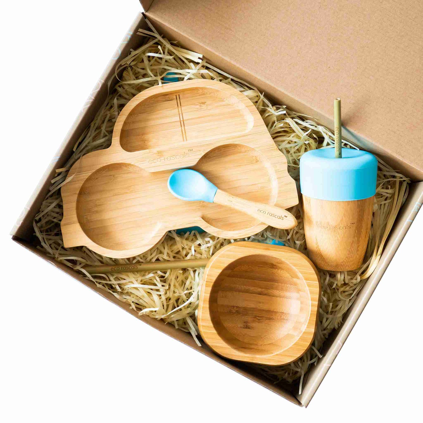 Eco Rascals Bamboo Car Plate Weaning Set