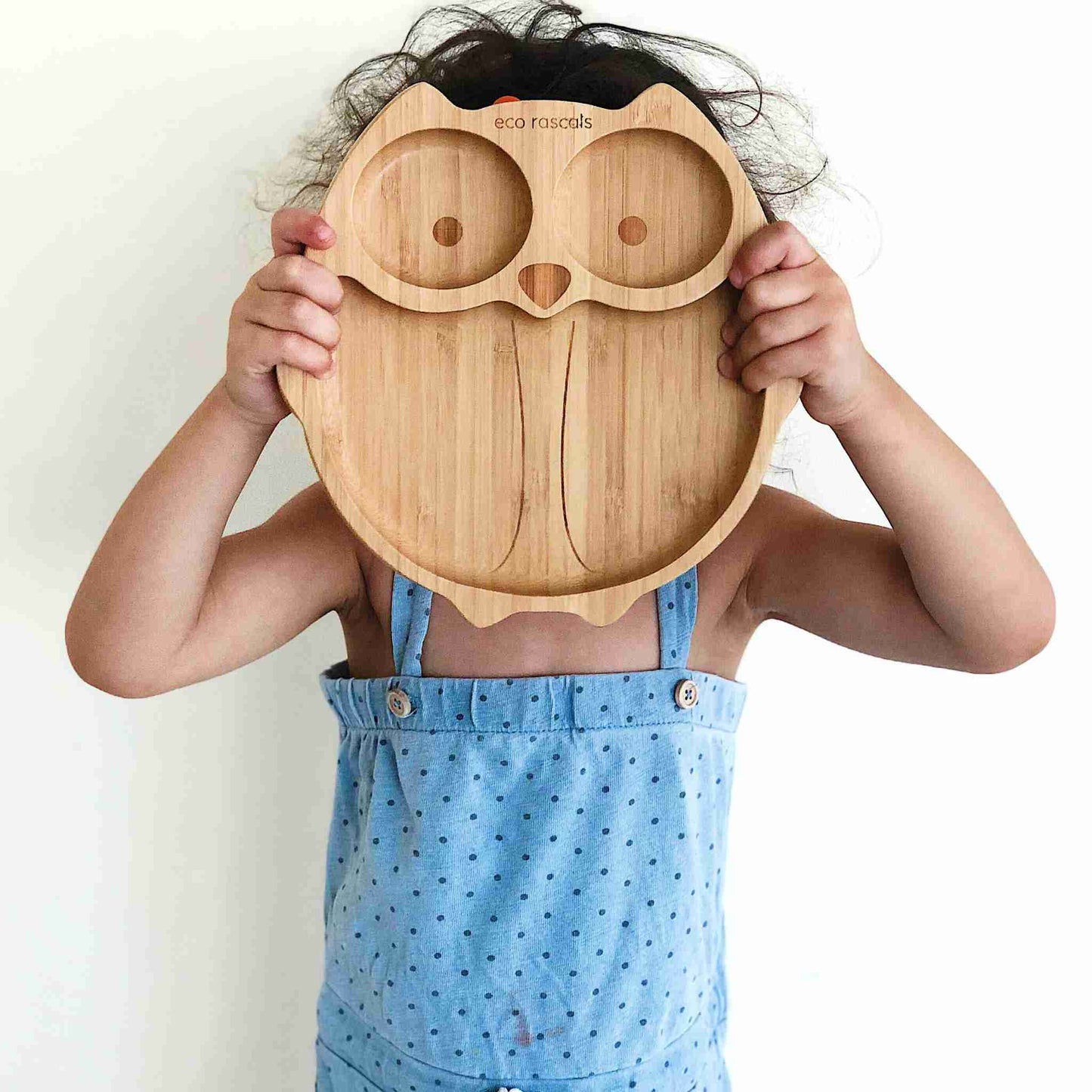 Eco Rascals Bamboo Owl Shaped Suction Plate