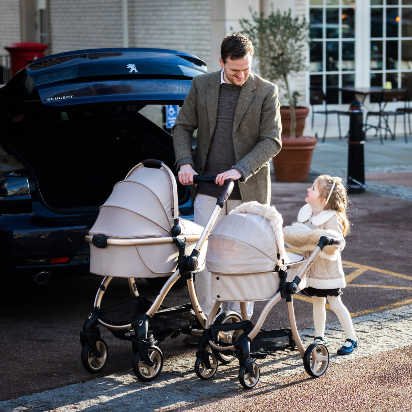 egg® Dolls Pram - Feather