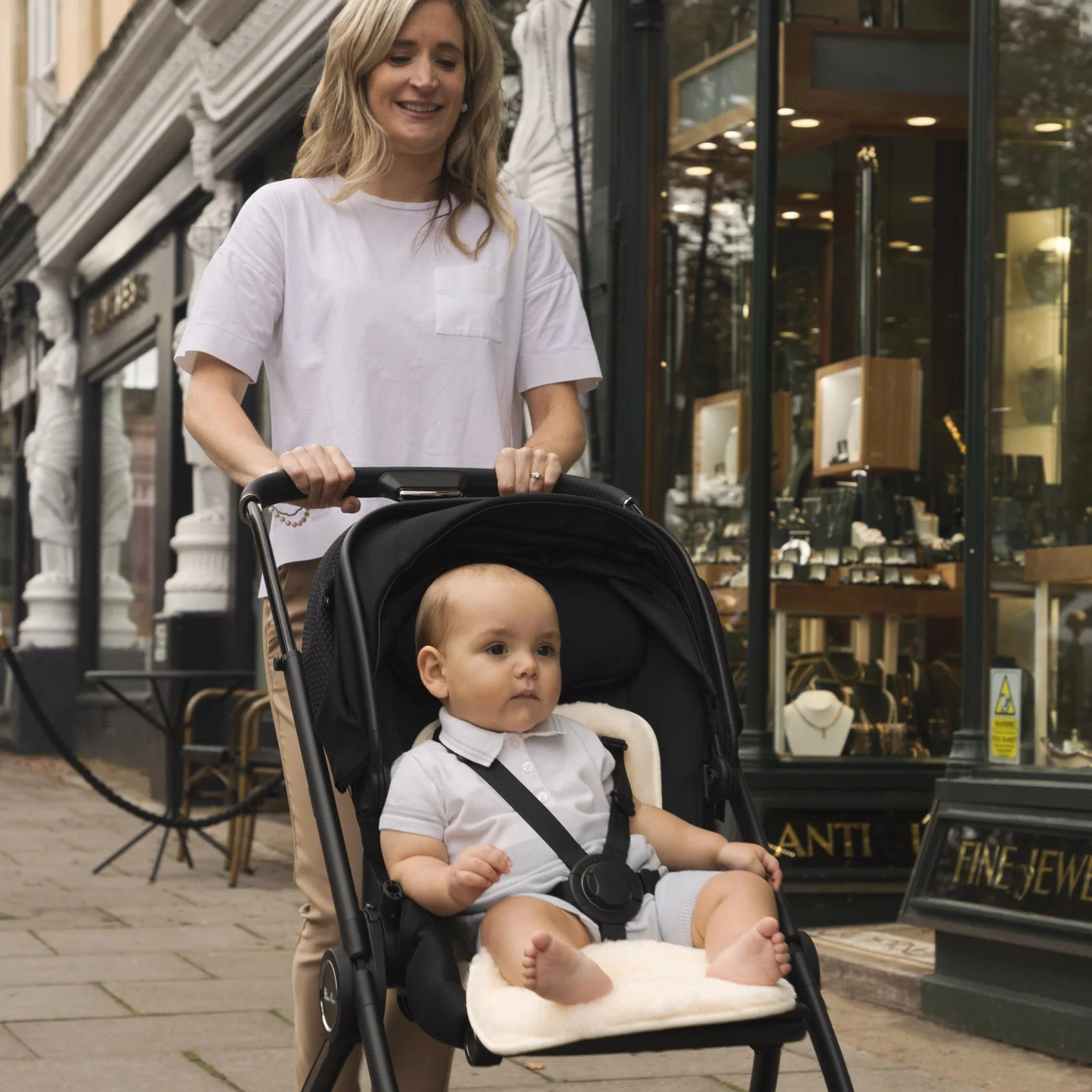 Naturally Sheepskins 'Original' Lambskin Pram / Stroller Liner